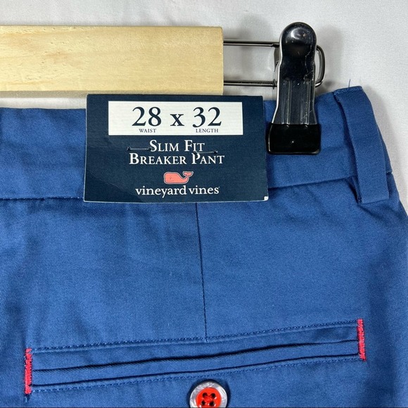 VINEYARD VINES Men's Slim Fit Breaker/Moonshine Pants NWT in 28 x 32 - Picture 3 of 3